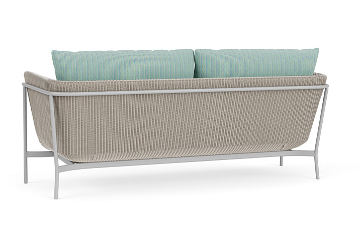 Lloyd Flanders™ Solstice Sofa  - Linen, Metallic Silver