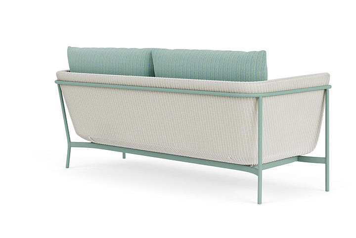 Lloyd Flanders™ Solstice Sofa  - Matte White, Sea Glass