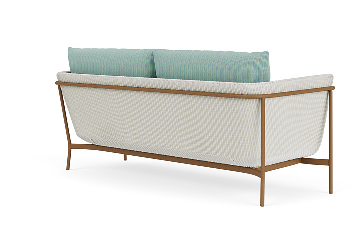 Lloyd Flanders™ Solstice Sofa  - Matte White, Hickory