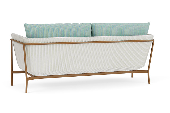 Lloyd Flanders™ Solstice Sofa  - Matte White, Hickory