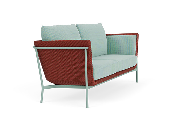 Lloyd Flanders™ Solstice Sofa  - Terracotta, Sea Glass