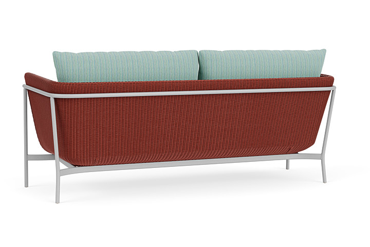 Lloyd Flanders™ Solstice Sofa  - Terracotta, Metallic Silver