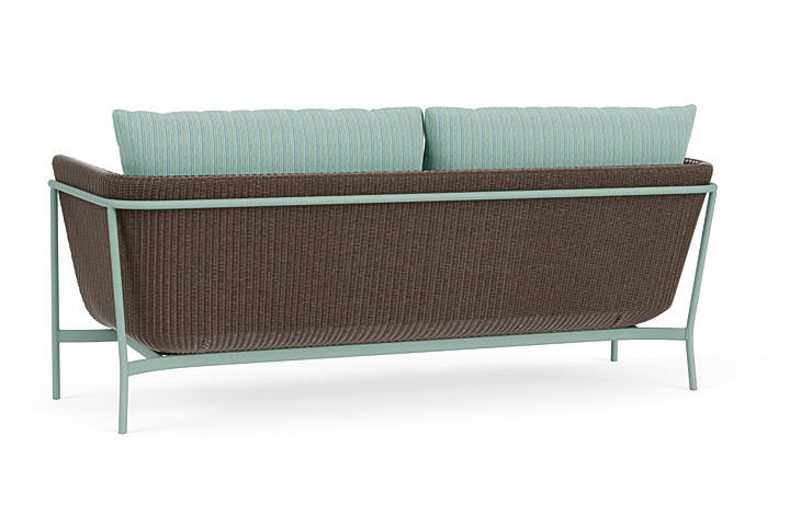 Lloyd Flanders™ Solstice Sofa  - Bark, Sea Glass