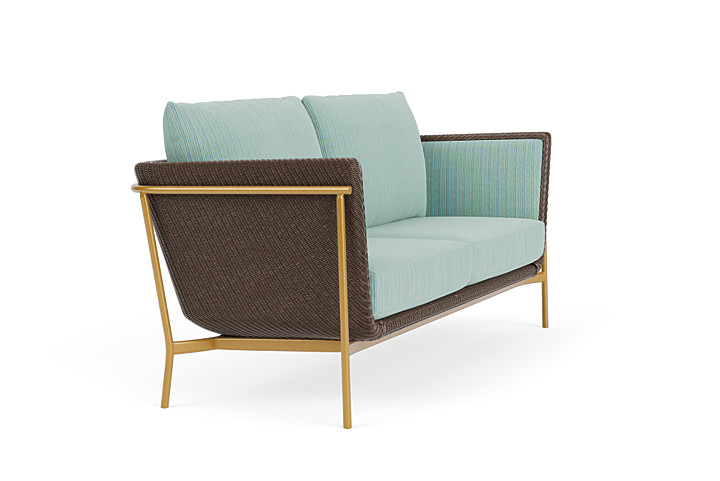 Lloyd Flanders™ Solstice Sofa  - Bark, Metallic Gold