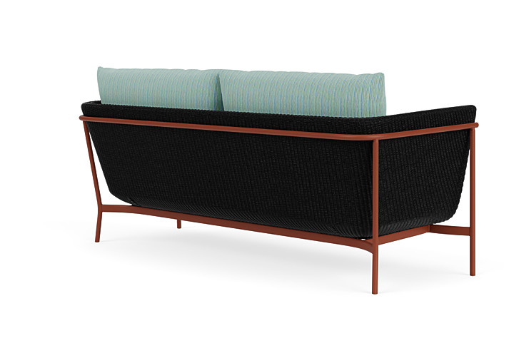 Lloyd Flanders™ Solstice Sofa  - Ebony, Terracotta