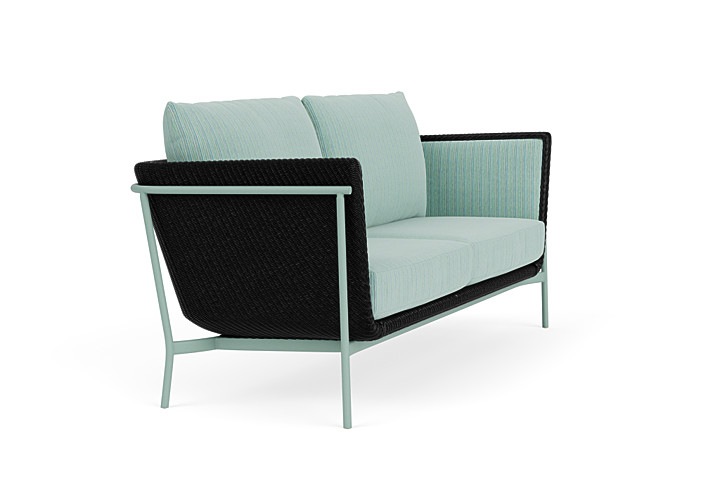 Lloyd Flanders™ Solstice Sofa  - Ebony, Sea Glass