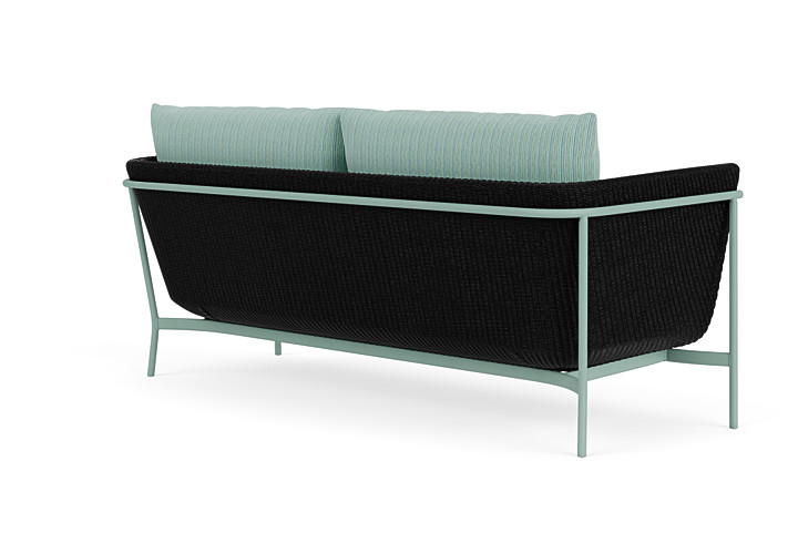 Lloyd Flanders™ Solstice Sofa  - Ebony, Sea Glass