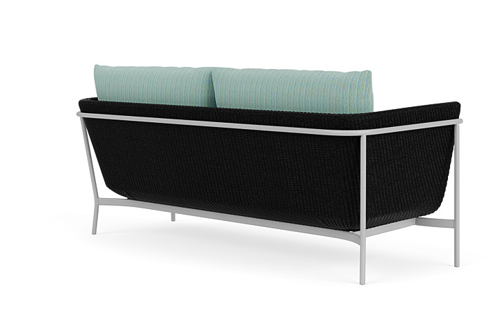 Lloyd Flanders™ Solstice Sofa  - Ebony, Metallic Silver