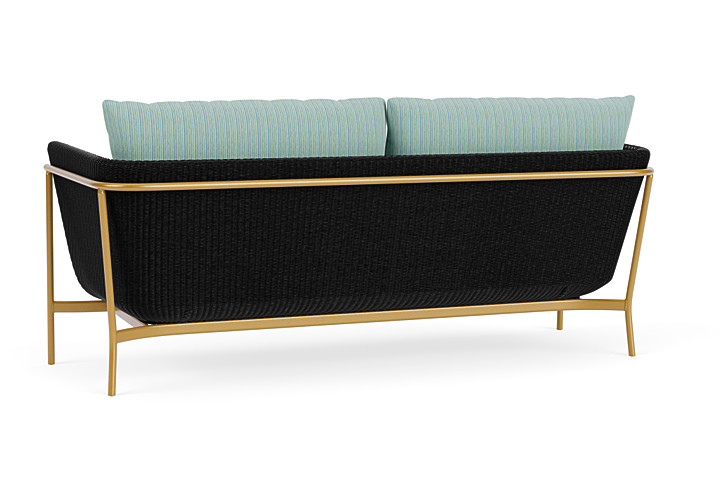 Lloyd Flanders™ Solstice Sofa  - Ebony, Metallic Gold