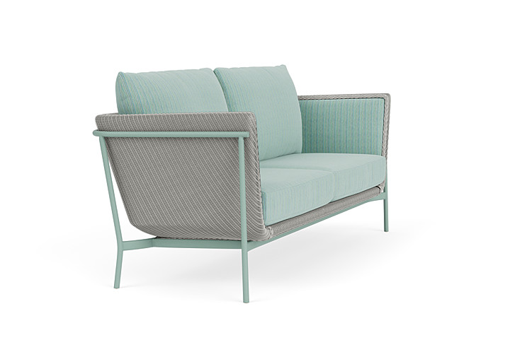 Lloyd Flanders™ Solstice Sofa  - Platinum, Sea Glass