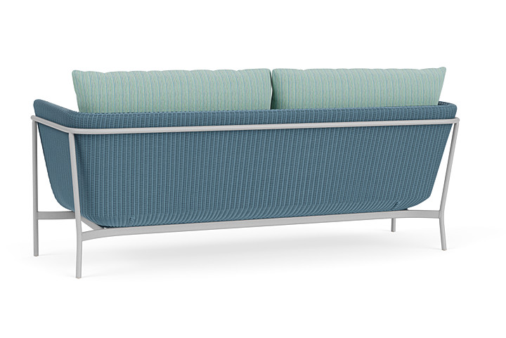 Lloyd Flanders™ Solstice Sofa  - Stillwater, Metallic Silver