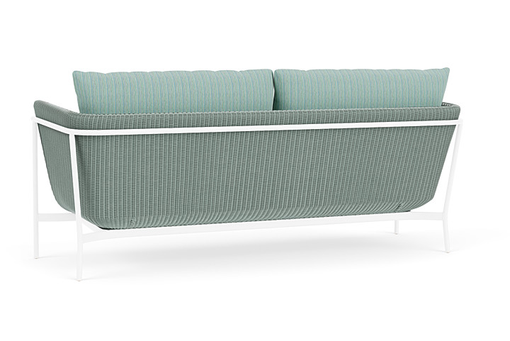 Lloyd Flanders™ Solstice Sofa  - Sea Glass, White