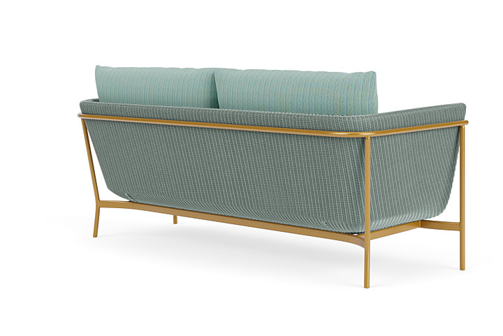 Lloyd Flanders™ Solstice Sofa  - Sea Glass, Metallic Gold