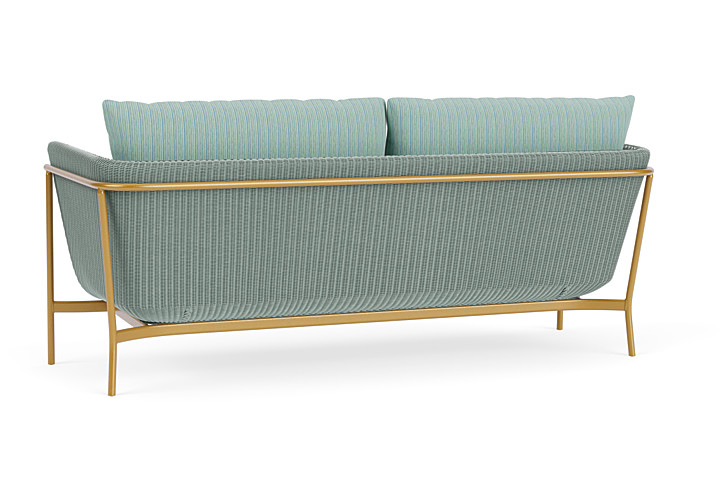 Lloyd Flanders™ Solstice Sofa  - Sea Glass, Metallic Gold