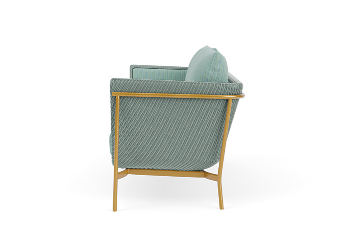 Lloyd Flanders™ Solstice Sofa  - Sea Glass, Metallic Gold