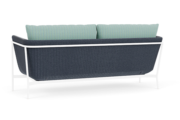 Lloyd Flanders™ Solstice Sofa  - Denim Blue, White