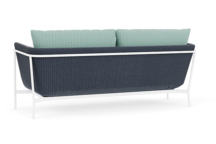 Lloyd Flanders™ Solstice Sofa  - Denim Blue, Matte White