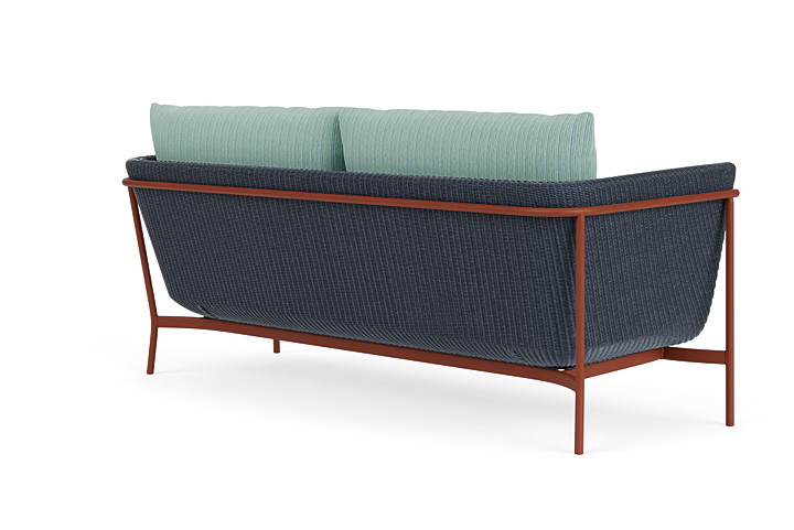 Lloyd Flanders™ Solstice Sofa  - Denim Blue, Terracotta