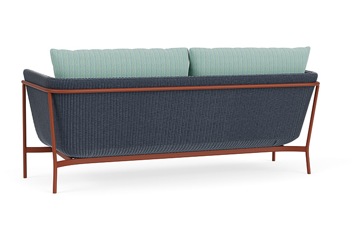 Lloyd Flanders™ Solstice Sofa  - Denim Blue, Terracotta