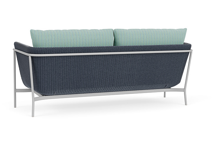 Lloyd Flanders™ Solstice Sofa  - Denim Blue, Metallic Silver