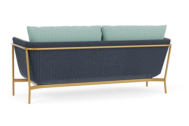 Lloyd Flanders™ Solstice Sofa  - Denim Blue, Metallic Gold