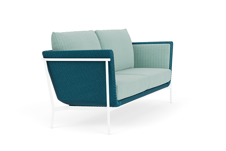 Lloyd Flanders™ Solstice Sofa  - Peacock, White