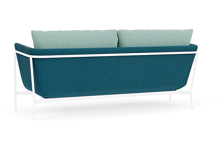 Lloyd Flanders™ Solstice Sofa  - Peacock, White