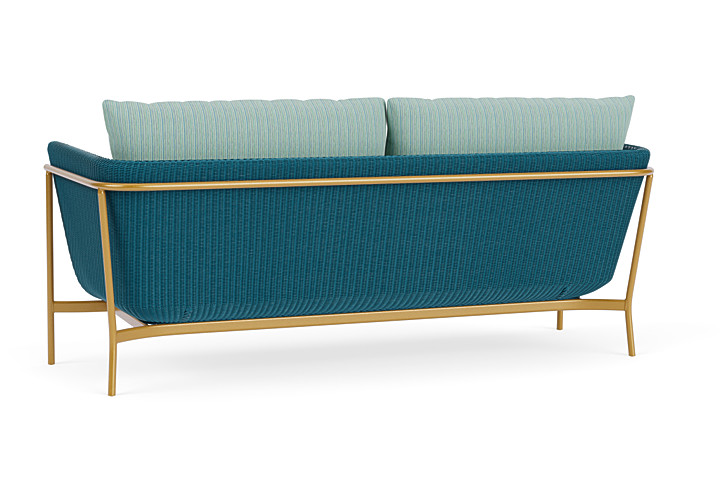 Lloyd Flanders™ Solstice Sofa  - Peacock, Metallic Gold