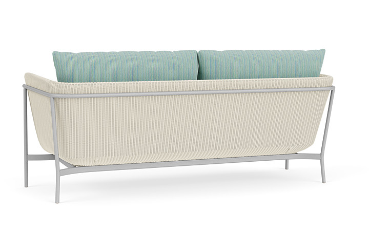 Lloyd Flanders™ Solstice Sofa  - Ivory, Metallic Silver