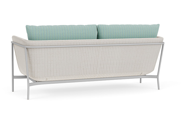 Lloyd Flanders™ Solstice Sofa  - Antique White, Metallic Silver