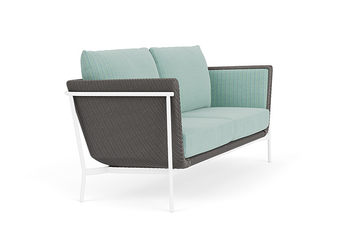 Lloyd Flanders™ Solstice Sofa  - Pewter, Matte White