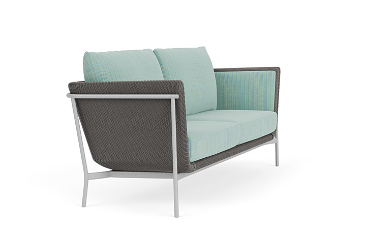 Lloyd Flanders™ Solstice Sofa  - Pewter, Metallic Silver