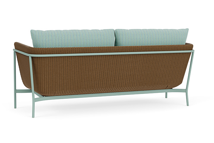 Lloyd Flanders™ Solstice Sofa  - Hickory, Sea Glass