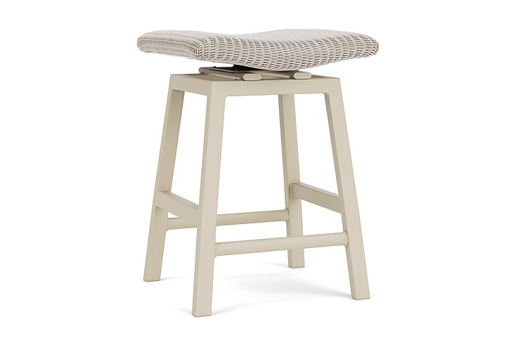 Lloyd Flanders™ Loom Swivel Counter Stool - Linen