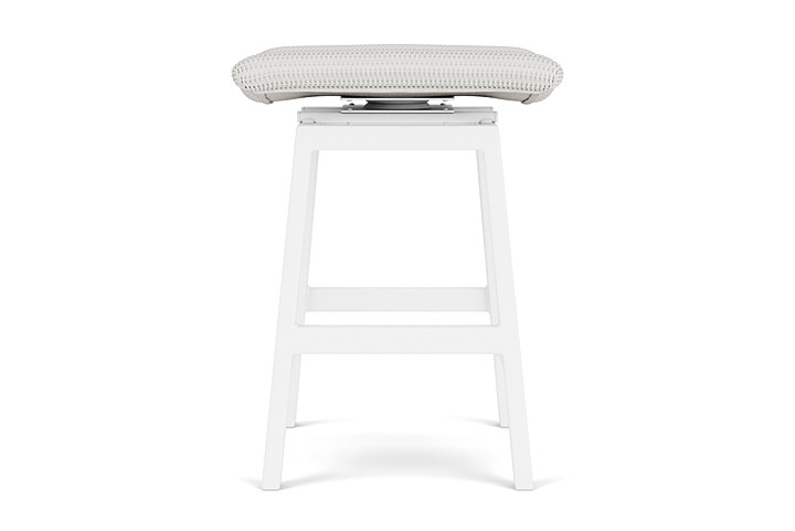 Lloyd Flanders™ Loom Swivel Counter Stool - Matte White