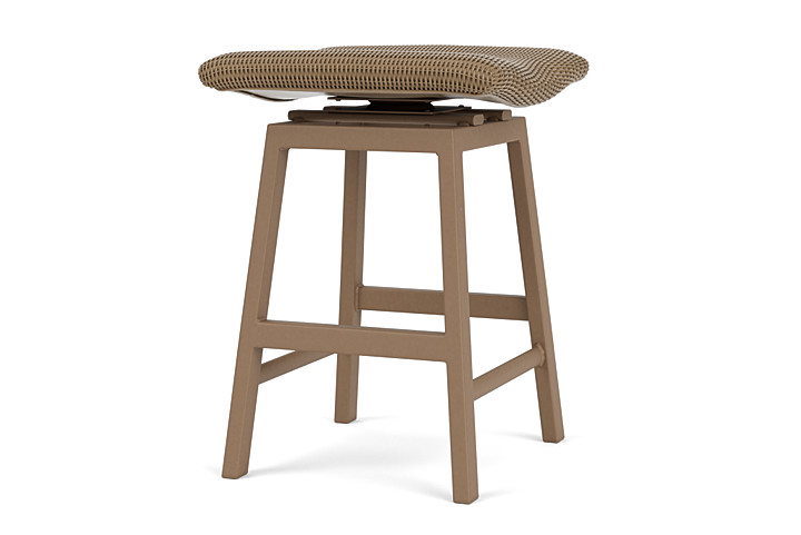 Lloyd Flanders™ Loom Swivel Counter Stool - Fawn