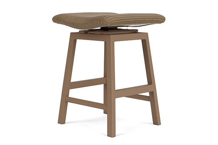 Lloyd Flanders™ Loom Swivel Counter Stool - Fawn