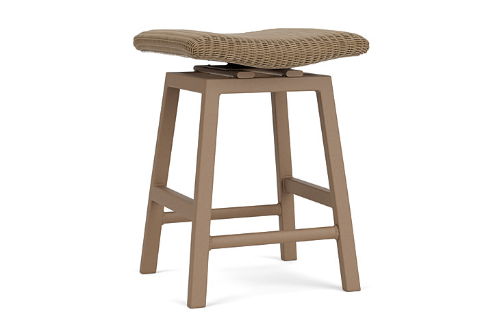 Lloyd Flanders™ Loom Swivel Counter Stool - Fawn