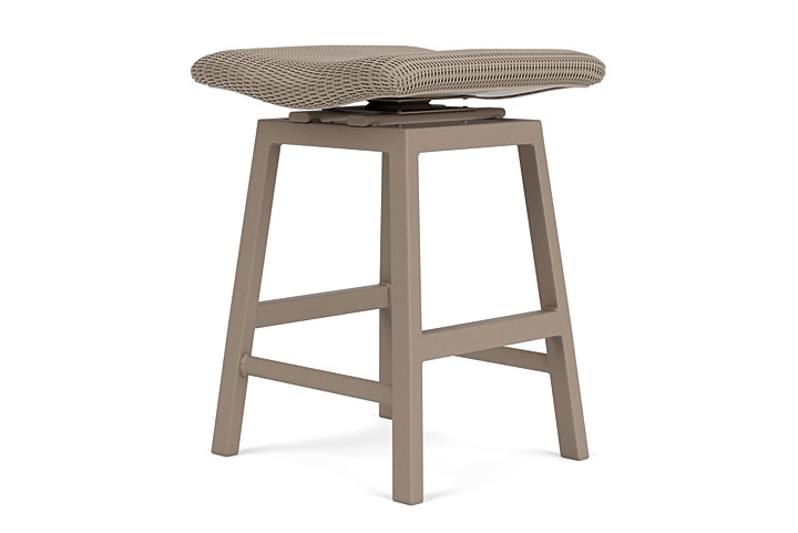 Lloyd Flanders™ Loom Swivel Counter Stool - French Beige