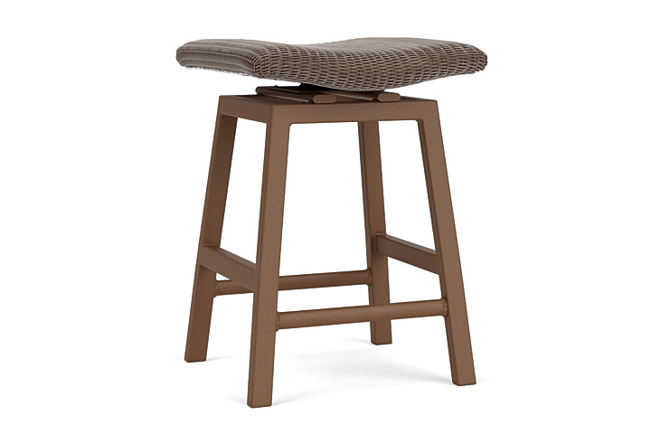 Lloyd Flanders™ Loom Swivel Counter Stool - Bark