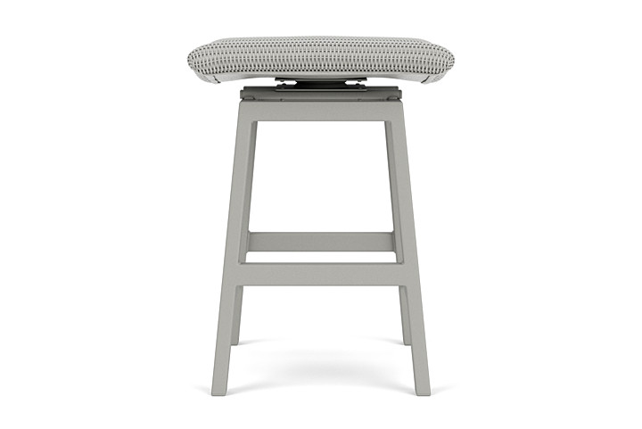 Lloyd Flanders™ Loom Swivel Counter Stool - Platinum