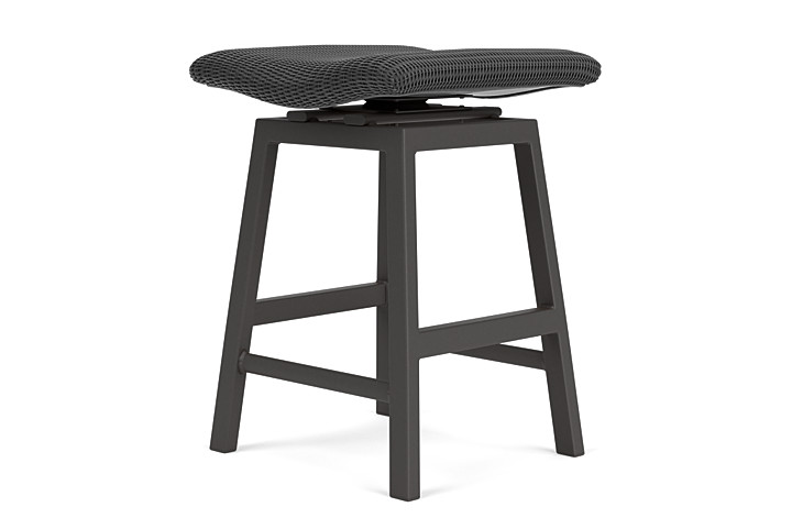 Lloyd Flanders™ Loom Swivel Counter Stool - Charcoal