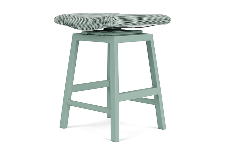 Lloyd Flanders™ Loom Swivel Counter Stool - Sea Glass