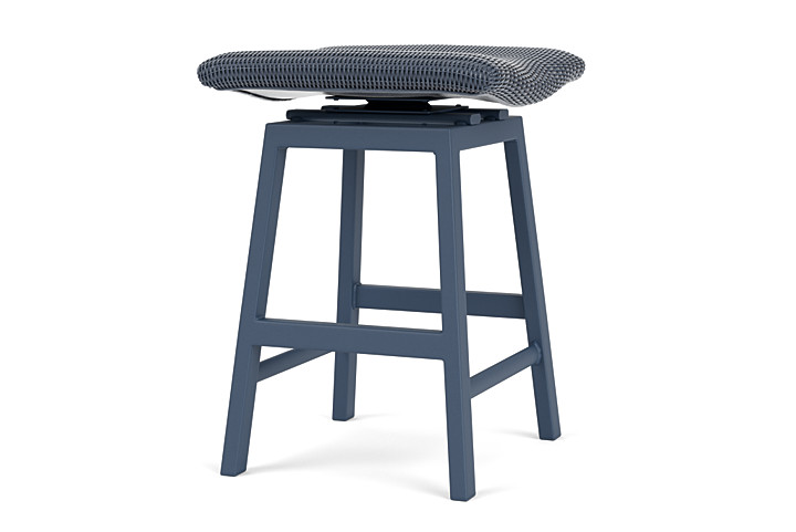 Lloyd Flanders™ Loom Swivel Counter Stool - Denim Blue