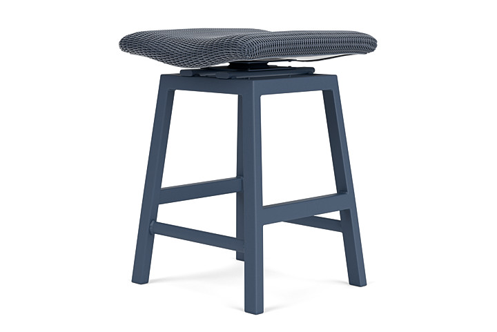 Lloyd Flanders™ Loom Swivel Counter Stool - Denim Blue