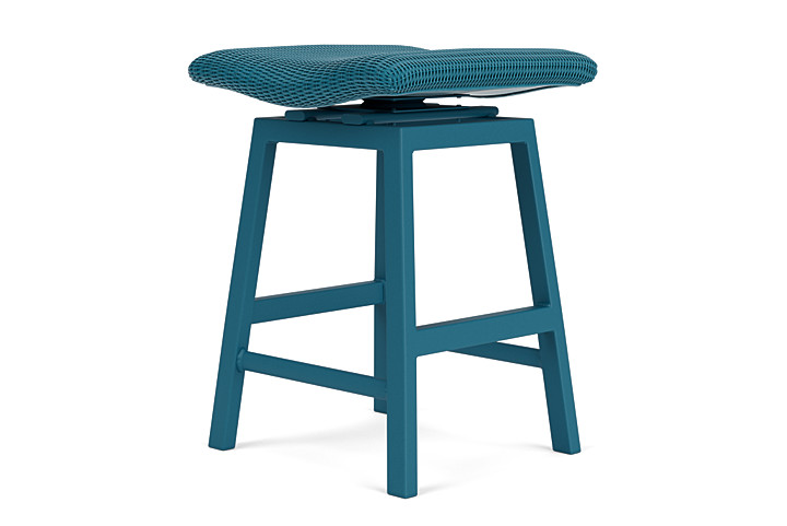 Lloyd Flanders™ Loom Swivel Counter Stool - Peacock