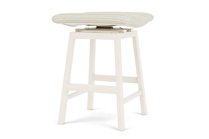 Lloyd Flanders™ Loom Swivel Counter Stool - Ivory