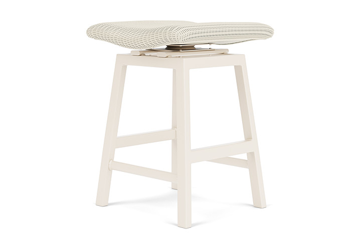 Lloyd Flanders™ Loom Swivel Counter Stool - Ivory