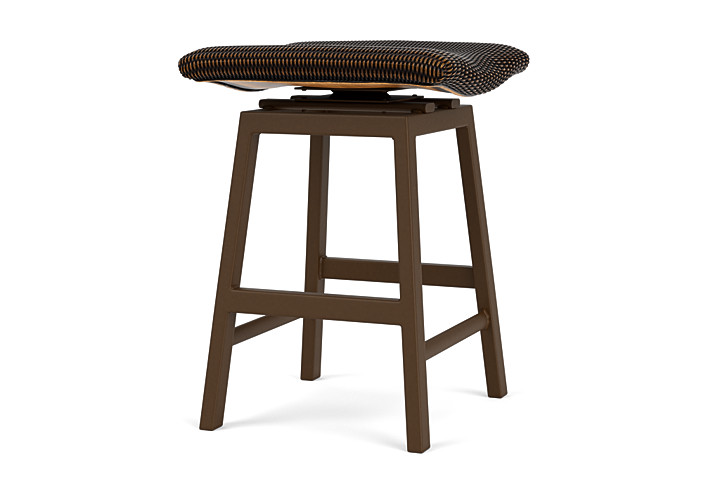 Lloyd Flanders™ Loom Swivel Counter Stool - Mink