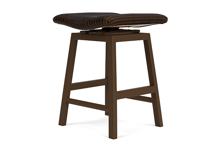 Lloyd Flanders™ Loom Swivel Counter Stool - Mink